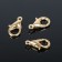 Carabin castle 12mm, pack 100pcs, color gold