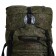 Tourist backpack, TAIF, 100 L, cord department, 2 outer pockets, green color