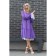 Female dress, size 50, purple color