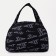 Road bag with a zipper, a suitcase holder, black color