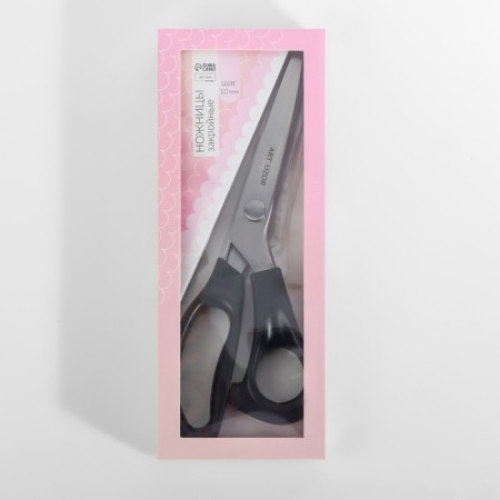 Scissors "Wave", 9 ", 23 cm, step - 10 mm, black color-5