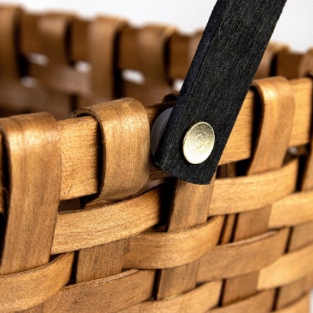 Wicker basket (sequoia), 28x23xh16/31 cm, 1 pc., Brown-2