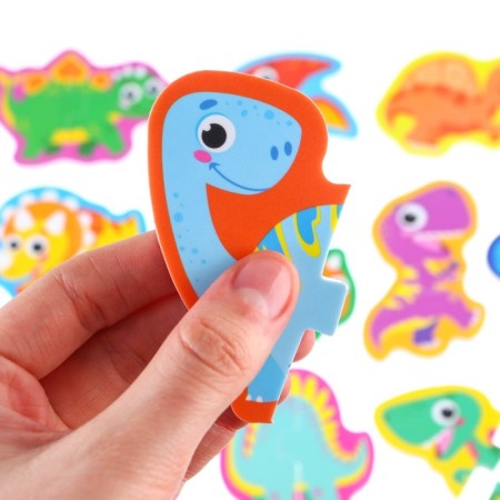 Soft puzzle for kids "dinosaurics", 10 puzzles, crumb I-2
