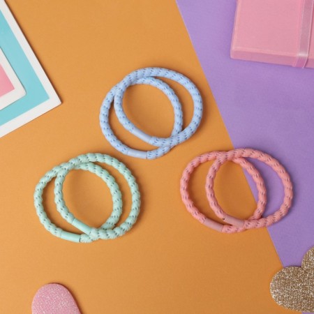 Hair elastic band "Sport Extra Galant" weaving, 5 cm, mix-1