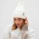 Women's hat Minaku "Truffel" Color Milk, size 56-58