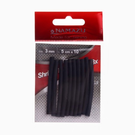 Thermal -assembly tube Namazu Pro Shrink Tube Sleeeve 3x, D = 3 mm, 5 cm, 10 pcs.