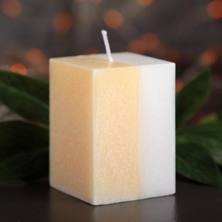Candle Cube 5x7.5cm, "Crystalline Pattern", Vanilla-2