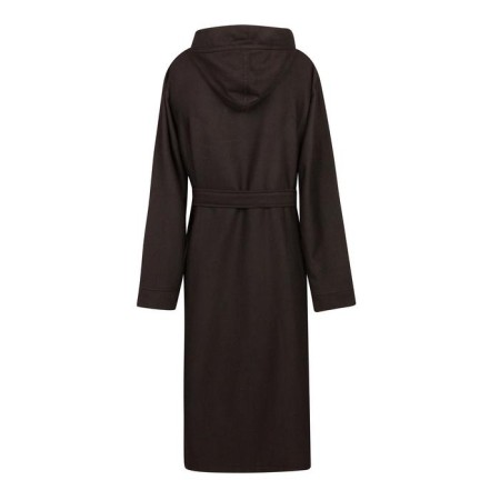 Men's robe with a hood "Marvin", size XL, black color-3