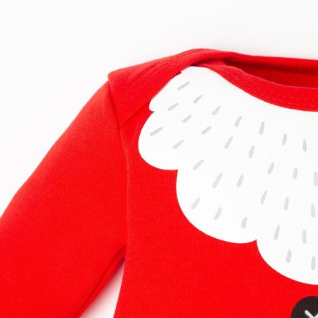 Combineson crumb I "Santa", height 86-92 cm, red-4