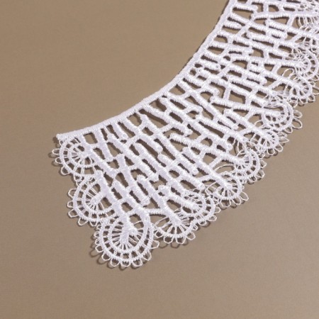 Gypury collar, 21 × 6 cm, white color-3