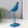 Polystone souvenir "Bird - long paws" bright blue 22x15 cm
