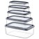 A set of food containers EMHOUSE, 5 pcs, color mix