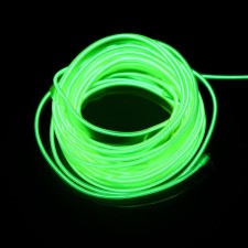 Cartage neon thread for lighting salon, feeder 12 V, 5 m, lemon