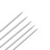 Nosy aluminum knitting needles with a coated 20 cm/3.0 mm