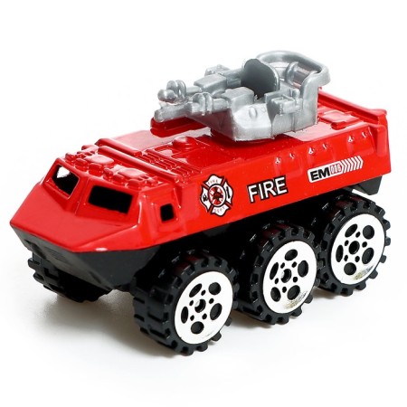 Set of metal machines "Fire Service", in the set 15 pcs-11
