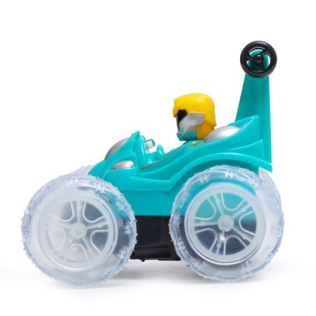 Radio-controlled “Trick” car, works on batteries, lighting effects, blue color, blue-1