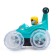 Radio-controlled “Trick” car, works on batteries, lighting effects, blue color, blue