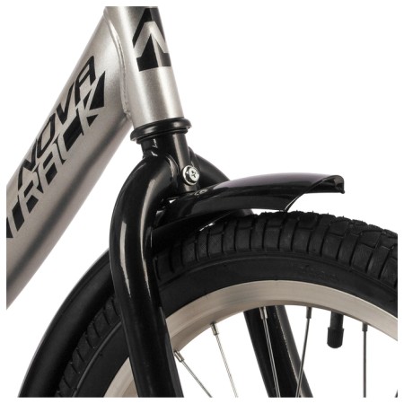 Bicycle 18 "Novatrack Vector, silver color-3
