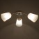 Causte "Online" (cylinder) 3x15W E27 Model: BR 00200 White/Transparent