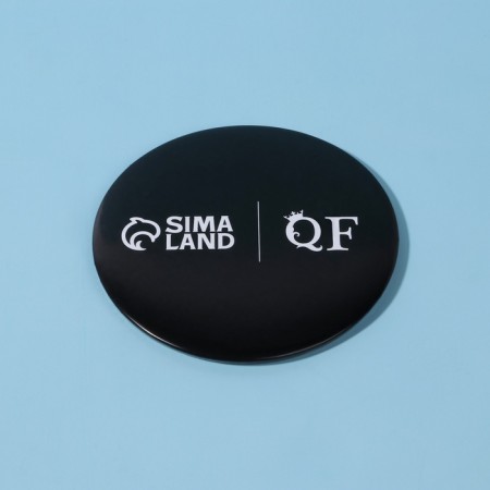 Mirror "QF", d = 7 cm, black color-4