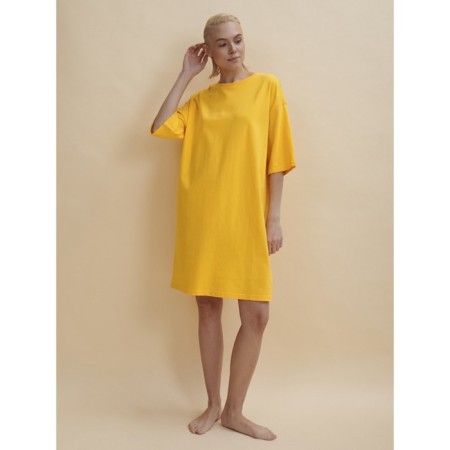 Female dress, size s, yellow color-4