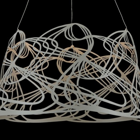 Suspension lamp Maytoni P229-PL-01-GR, E27, 1x60 W, 350x350x1200 mm, gray-7