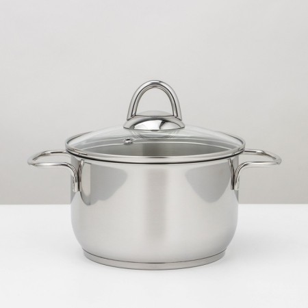 Set of dishes "Classics-Prim", 5 objects: 4 pots 1/1.75/3/5 l, pan 1 l, capsule, cover-6
