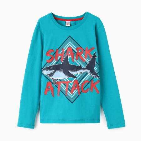 Longslit for a boy, turquoise color, height 128 cm-5