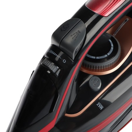 Iron CENTEK CT-2311, 3000 W, 450ml, ceramic, drop-stop, anti-Nakip, self-cleaning, red-4