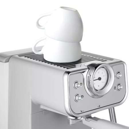 Coffee machine KitFort KT-7234, Rozhkova, 950 W, 1.5 l, cappuccino, silver-4