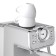 Coffee machine KitFort KT-7234, Rozhkova, 950 W, 1.5 l, cappuccino, silver