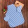 Kitchen set of shares. Color blue take 17x17 cm, mittens 26x16 cm, apron 60x80 cm, 100% p/e