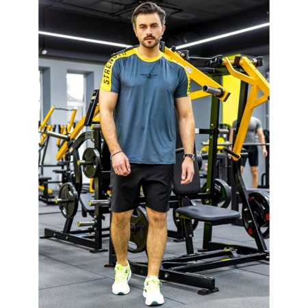 Sports T -shirt male ise, size 52, graphite color-2