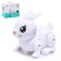 Rabbit "White", light and sound, works from batteries, white color