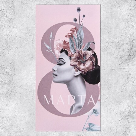 Конверт для денег «8 Марта», 16,5 × 8 см-1