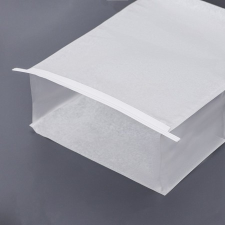 Paper package, with a window, rectangular bottom, white, 13 x 10 x 28 cm-7