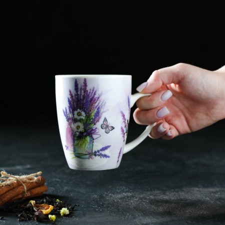 Porcelain shade "Romantic Lavender", 400 ml-5