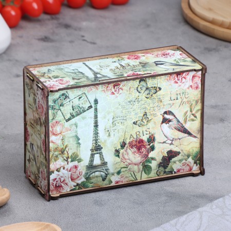 Self -Assembly box "Paris", 20x13.7x8 cm-1