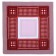 Men's handkerchiefs "Ethel" size 30x30 cm, (set 12 pcs,) brown color, MIX drawing