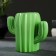 Kashpo-Vaza "Cactus" Green, 14x9x11cm