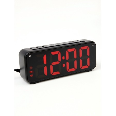 Electronic desktop watches, with an alarm clock, vibration, from USB, 2 AA batteries