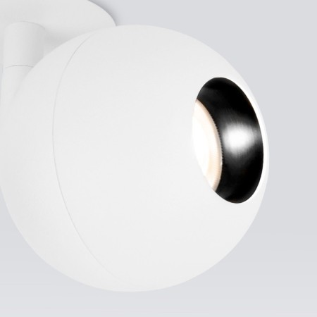 Lamp ceiling Elektrostandard, Ball Led 12 W, 100x100x192 mm, IP20, white color-5