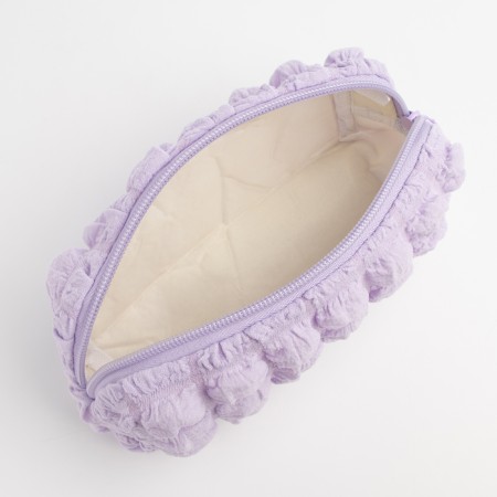 Lightning cosmetic bag, lilac color-2
