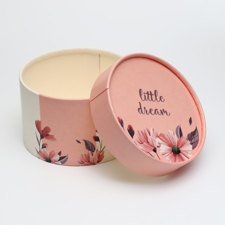 Box Gift round "Little Dream" 12.5*12.5*8.5cm-2