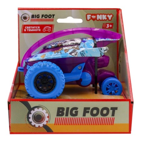 Carbot Funky Toys graffiti "Shark", 4x4, with blue wheels-2
