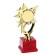 The award figure "Star" a, the plastic stand is red, 24.5 x 14 x 7.5 cm.