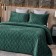Sofi de Marko “Nobilis” bedspread, size 240x260 cm, malachite color