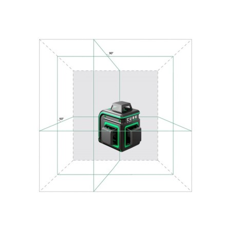 Laser Laser ADA Cube 3-360 Greenultimate Edition, up to 40 m, 3 rays, 520 nm, ± 0.2 mm/m/m-2