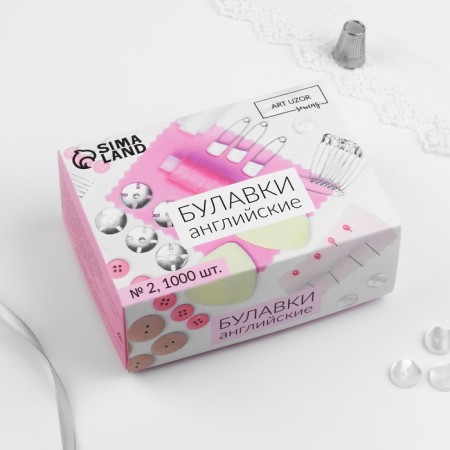 English pins, 36 mm, 1000 pcs, silver color-3