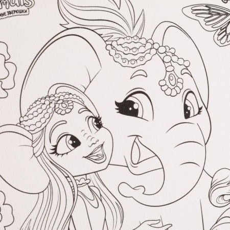 Enchantimals' kit for children's creativity, canvas for painting 15 × 15 cm-3